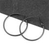 European And American Fashion Stainless Steel Earrings Big Circle Shrimp Male Buckle Earrings Female Jewelry
