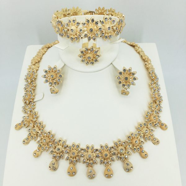 Four-piece Alloy Jewelry Set