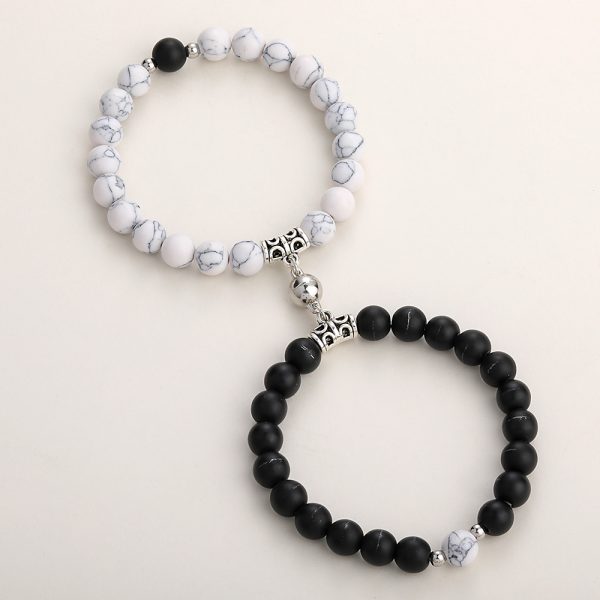 Alloy Natural Stone Lovers A Pair Of Magnets Attract Girlfriends Jewelry