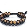 Tiger's Eye & Lava Stone Bracelet
