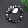 Fu Jingyuan Jewelry Silver and Stone Pixiu Bracelet