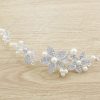 Butterfly Bridal Jewelry Set Chain Pearl Jewelry Three Piece Bridal Soft Chain Headdress Bridal Jewelry Set