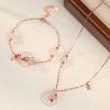 Koi Peace Buckle Necklace Women's Sterling Silver Pendant
