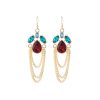 water drop tassel earrings