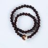 Simple All-match Natural Rosewood Double-ring Bracelet