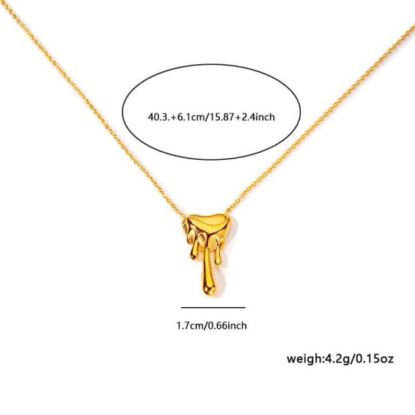 Elegant Girls Fashion Trend Titanium Steel Necklace