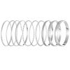 Ethnic Style Alloy Retro Wide Gold Glossy Wristband Bracelet 10 PCs Set