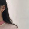 925 silver needle earrings set