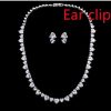 Headwear Set Two-Piece Accessories Necklace Earrings Zircon Jewelry