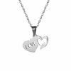 Stainless Steel LOVE Heart Jewelry Set