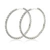 Exaggerated big circle ear circle