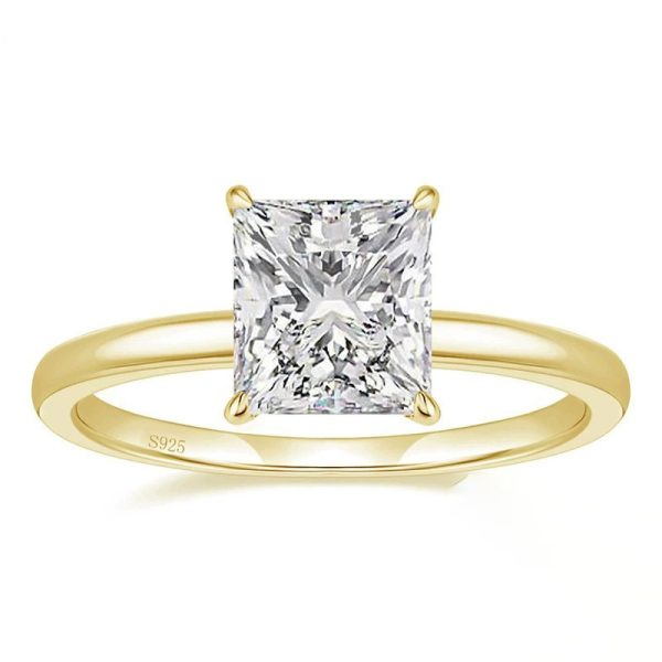 925 Silver Zirconium Jewelry Fashion Simple Ring
