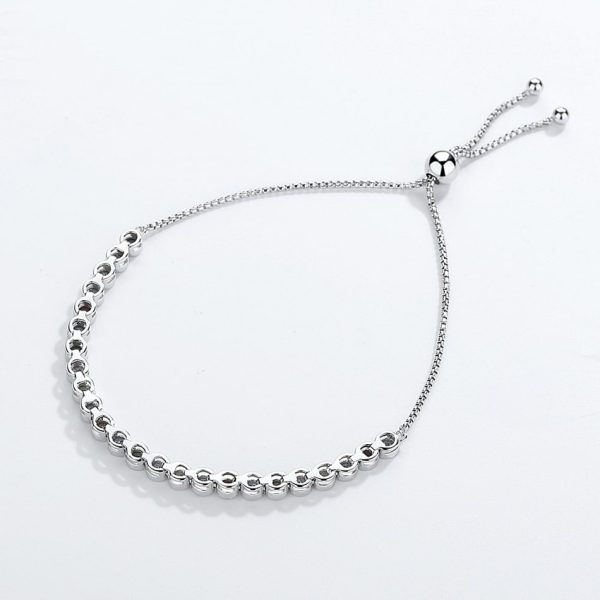 S925 Sterling Silver Rainbow Bracelet New