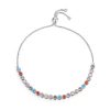 S925 Sterling Silver Rainbow Bracelet New