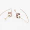 Design natural stone creative earrings
