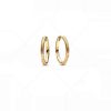 White Copper Silver Plated Bracelet String Beads Rose Gold Gold Circle Ear Studs