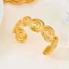 Exquisite And Versatile Creative Style Flower Temperament Cuff Bracelet