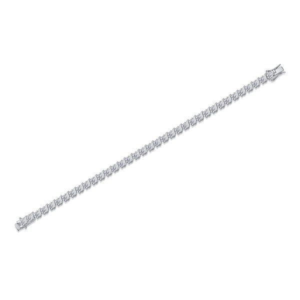 Light Luxury High-grade Fashion 925 Silver Horoscope Buckle Full Inlaid Bracelet