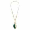 Bohemian stone shell necklace