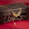 S925 Sterling Silver Mush Ice Five Emperors Coin Necklace For Women