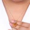New 8 Karat Natural Citrine Pendant