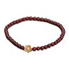 Red Stone Bead String Yellow Flower Accessories Bracelet