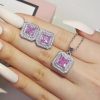 Fashion Personality Versatile Square Jewelry Set