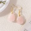 Cut Long Water Drop Earrings