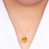 New 8 Karat Natural Citrine Pendant