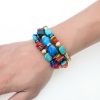 1611897794602.jpg Colorful Natural Stone Turquoise Beaded Bracelet Women Multi-layer Winding Bracelet