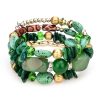 1611897802489.jpg Colorful Natural Stone Turquoise Beaded Bracelet Women Multi-layer Winding Bracelet