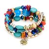 1611897802522.jpg Colorful Natural Stone Turquoise Beaded Bracelet Women Multi-layer Winding Bracelet
