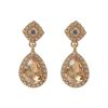 S925 Super Flash Diamond Drop Earrings