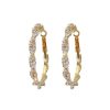 Silver Needle Korean High Temperament Circle Big Earrings Exaggerated Earring Trend