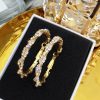 Silver Needle Korean High Temperament Circle Big Earrings Exaggerated Earring Trend
