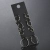 European and American Fashion New Alloy Earring Set Combination