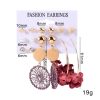Circle Wooden Dream Catcher Star Earring Set