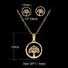 Stainless Steel Life Tree Set Diy Fashion Titanium Steel Jewelry