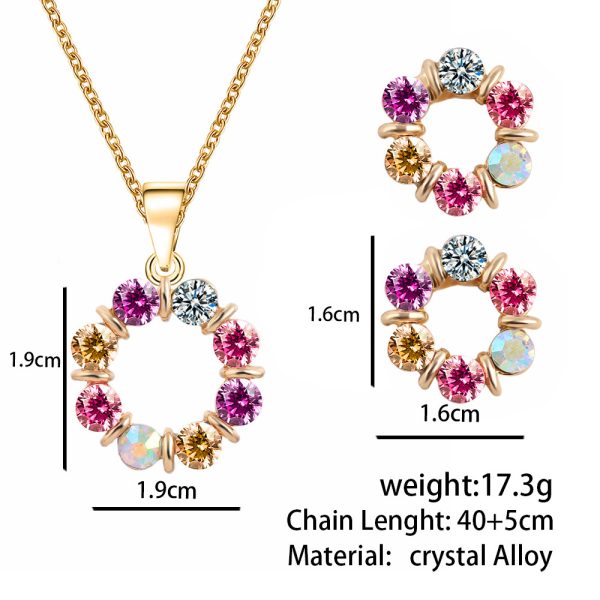Color European And American Style Jewelry Set