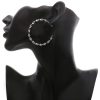 Simple Geometric Exaggerated Big Circle Earrings