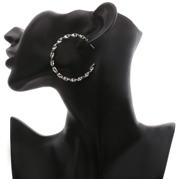 Simple Geometric Exaggerated Big Circle Earrings