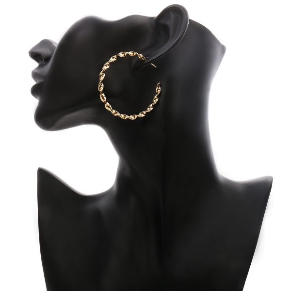 Simple Geometric Exaggerated Big Circle Earrings