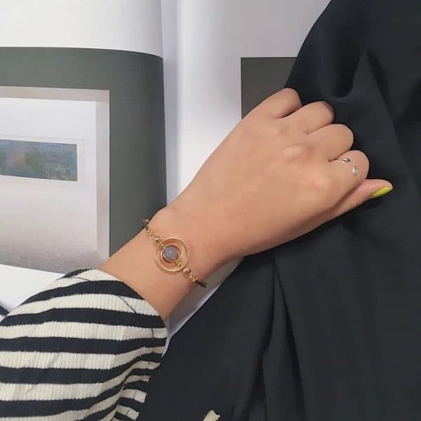 Peacock Natural Stone Bracelet