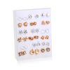 1617334739097.jpg Cross-Border Hot-Selling Fashion Korean Plastic Stud Earrings Set Golden Silver Geometric Pattern Bow Stud Earrings