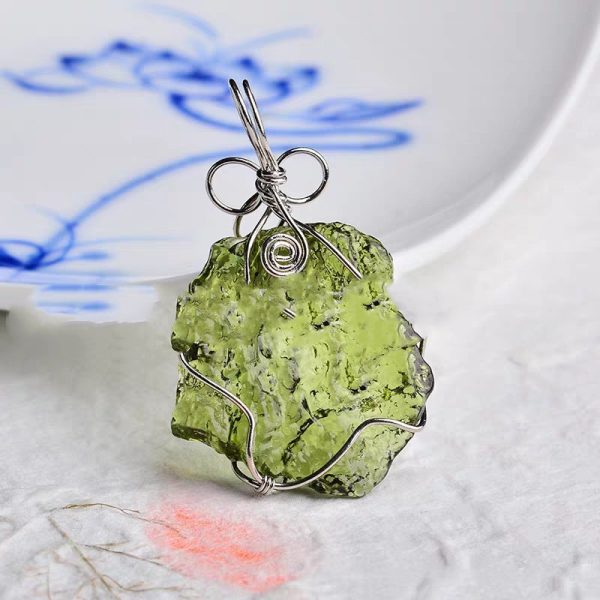 1617854273247.jpg Czech Meteorite Pendant Rough Stone Jewelry Necklace