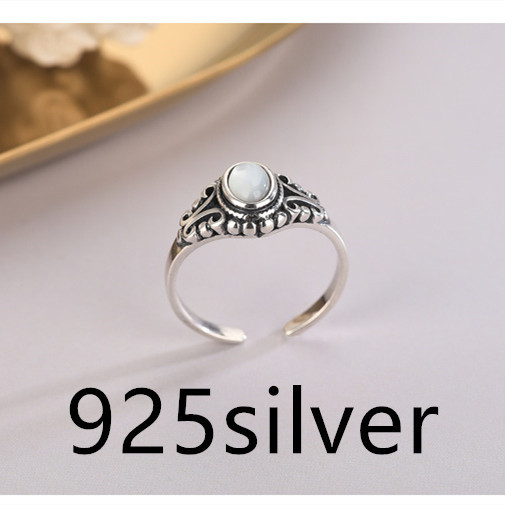 Todorova New Fashion Jewelry Ring Single Blue Stone