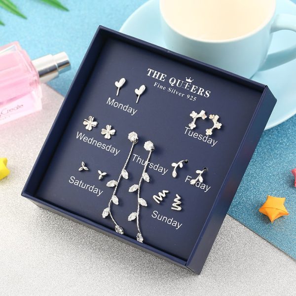 Female Set Korean Style Temperament Super Fairy Simple Personality Student Mini Wild Earrings