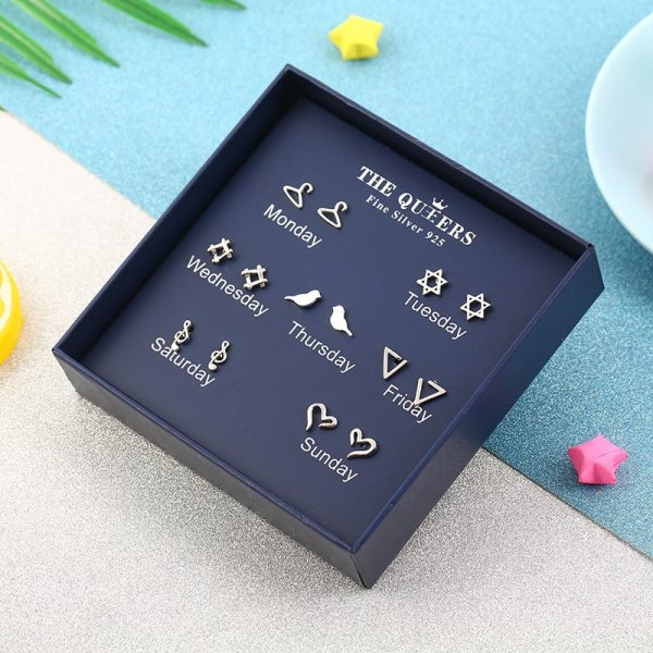 Female Set Korean Style Temperament Super Fairy Simple Personality Student Mini Wild Earrings