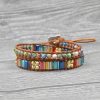 Natural Stone Beaded Double Bracelet Hand Jewelry