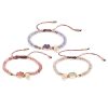 New Cross-Border Jewelry 4Mm Faceted Stone Bracelet Hand-Woven Stone Bracelet